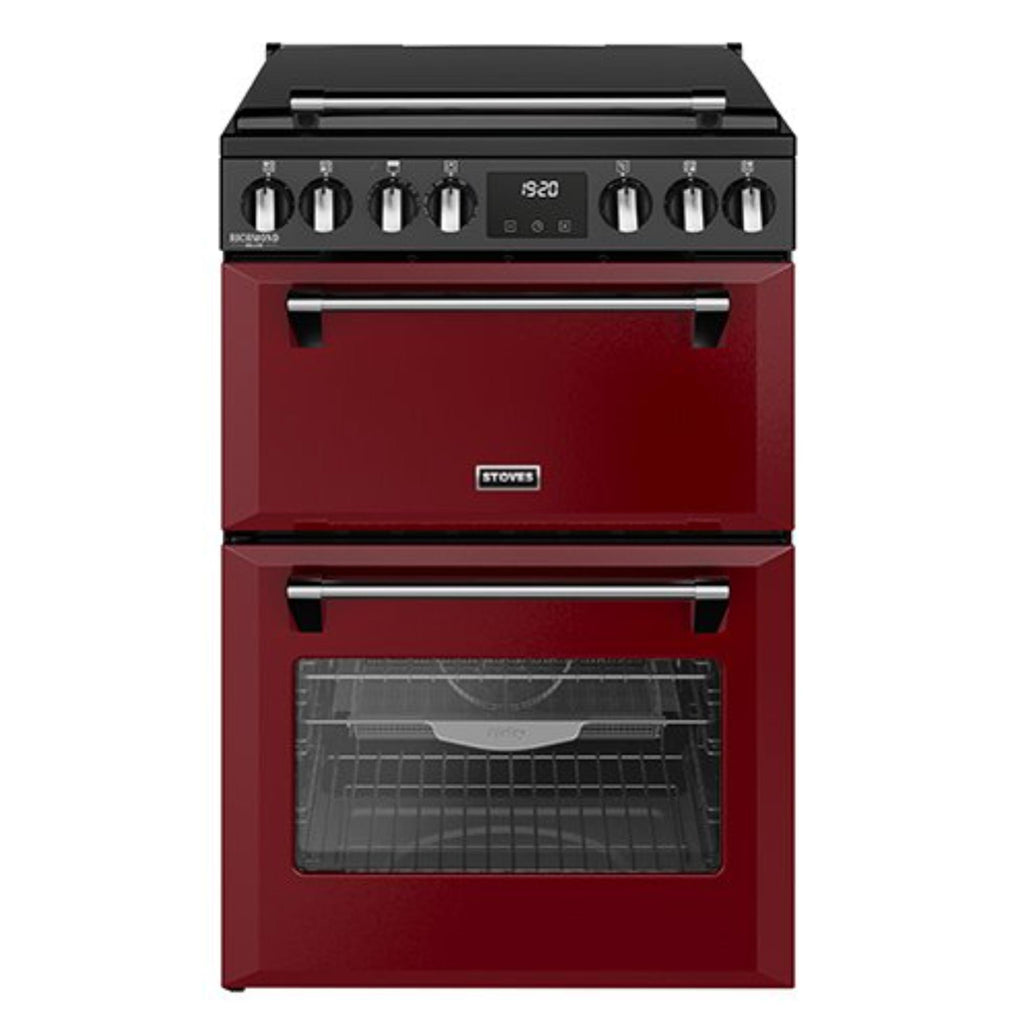 Stoves Richmond Deluxe 60EI Electric Induction in Garnet Red