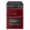 Stoves Richmond Deluxe 60EI Electric Induction in Garnet Red