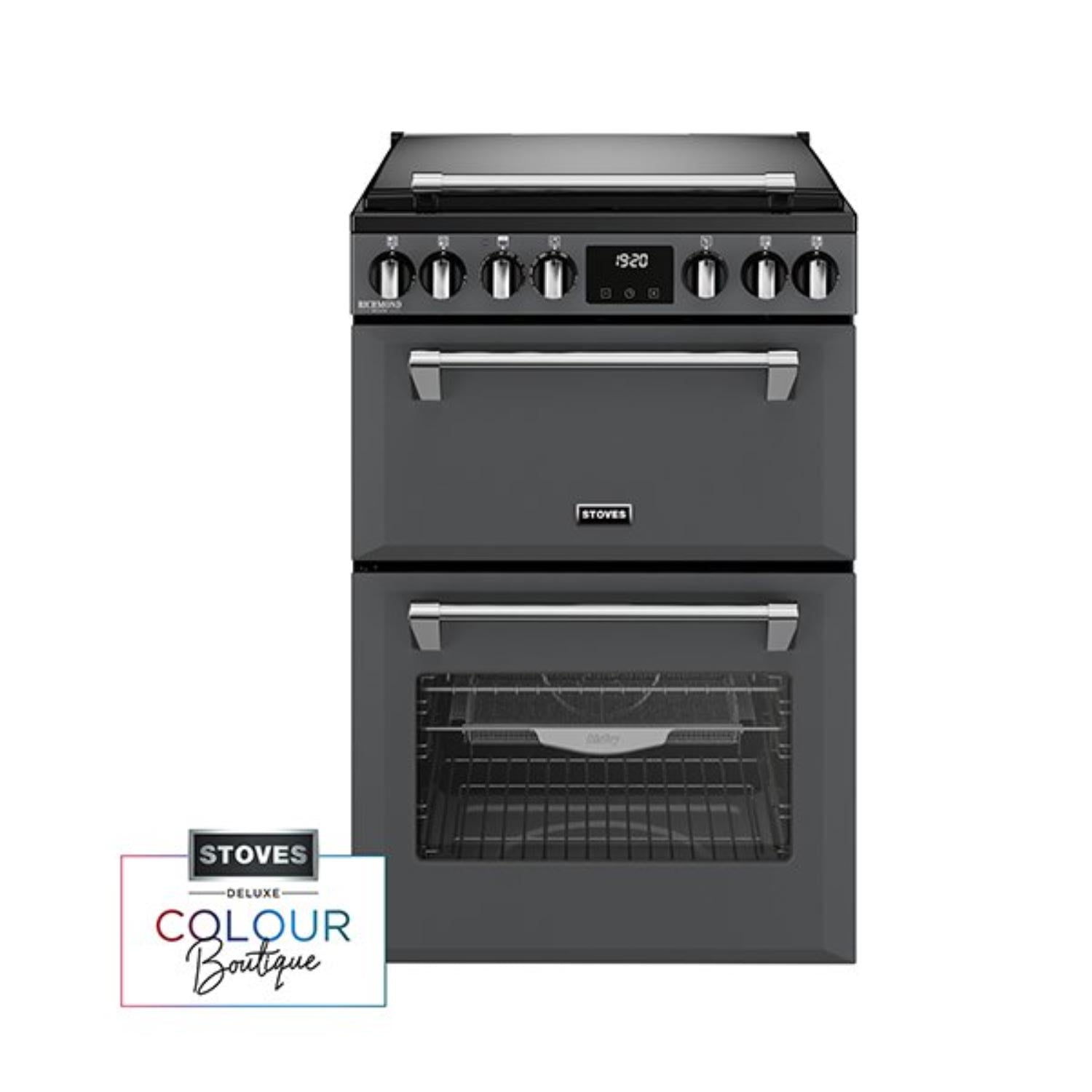 Stoves Richmond Deluxe 60EI Electric Induction in Anthracite Grey