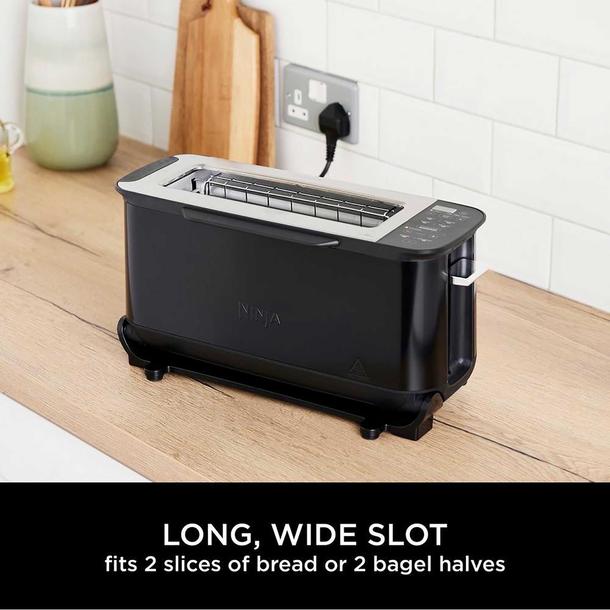 Ninja Foodi 3-in-1 Toaster, Grill & Panini Press – Black | ST200UK
