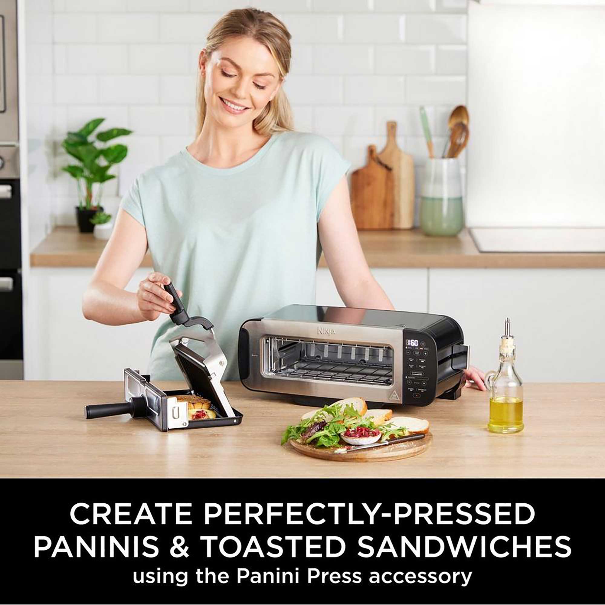 Ninja Foodi 3-in-1 Toaster, Grill & Panini Press – Black | ST200UK