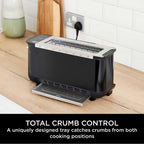 Ninja Foodi 3-in-1 Toaster, Grill & Panini Press – Black | ST200UK