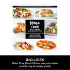 Ninja Foodi 3-in-1 Toaster, Grill & Panini Press – Stainless Steel | ST202UK