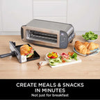 Ninja Foodi 3-in-1 Toaster, Grill & Panini Press – Stainless Steel | ST202UK