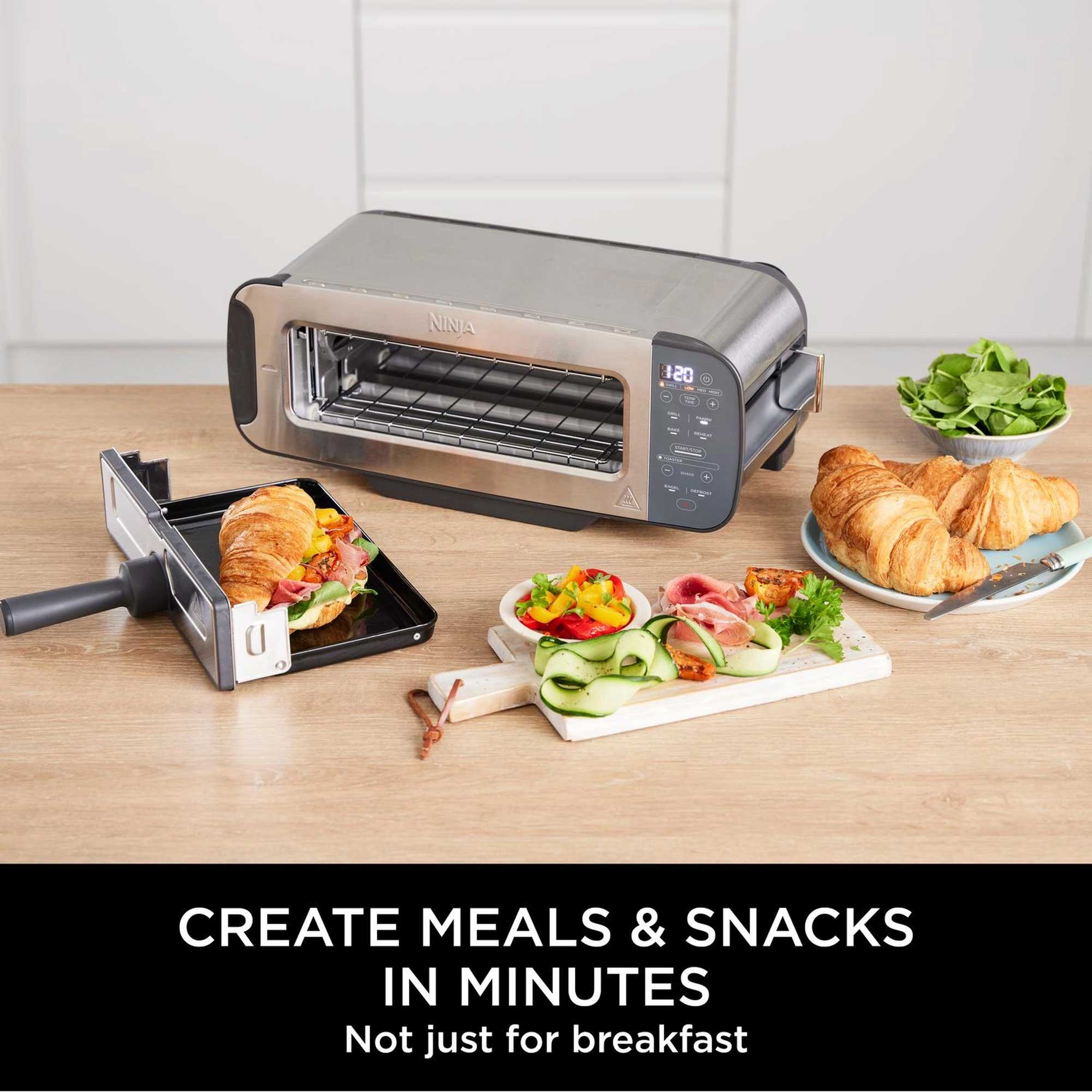 Ninja Foodi 3-in-1 Toaster, Grill & Panini Press – Stainless Steel | ST202UK