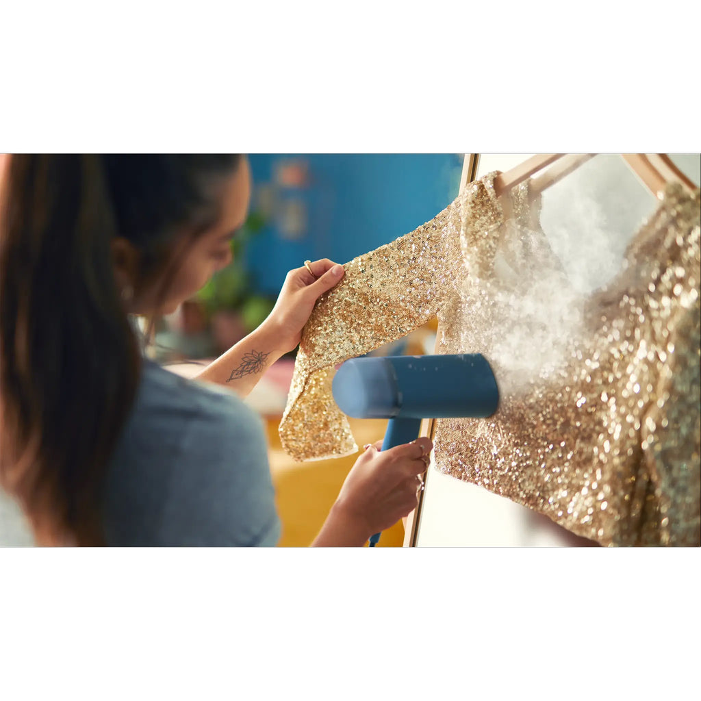Philips 3000 Series Handheld Garment Steamer – Blue - STH3000_26