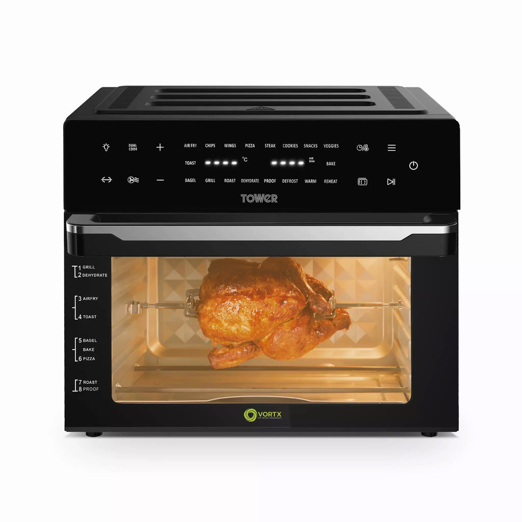 Tower Vortx Platinum Xpress 30 Litre Digital Air Fryer Oven in Black - T17122