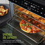 Tower Vortx Platinum Xpress 30 Litre Digital Air Fryer Oven in Black - T17122