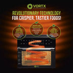 Tower Vortx Platinum Xpress 30 Litre Digital Air Fryer Oven in Black - T17122