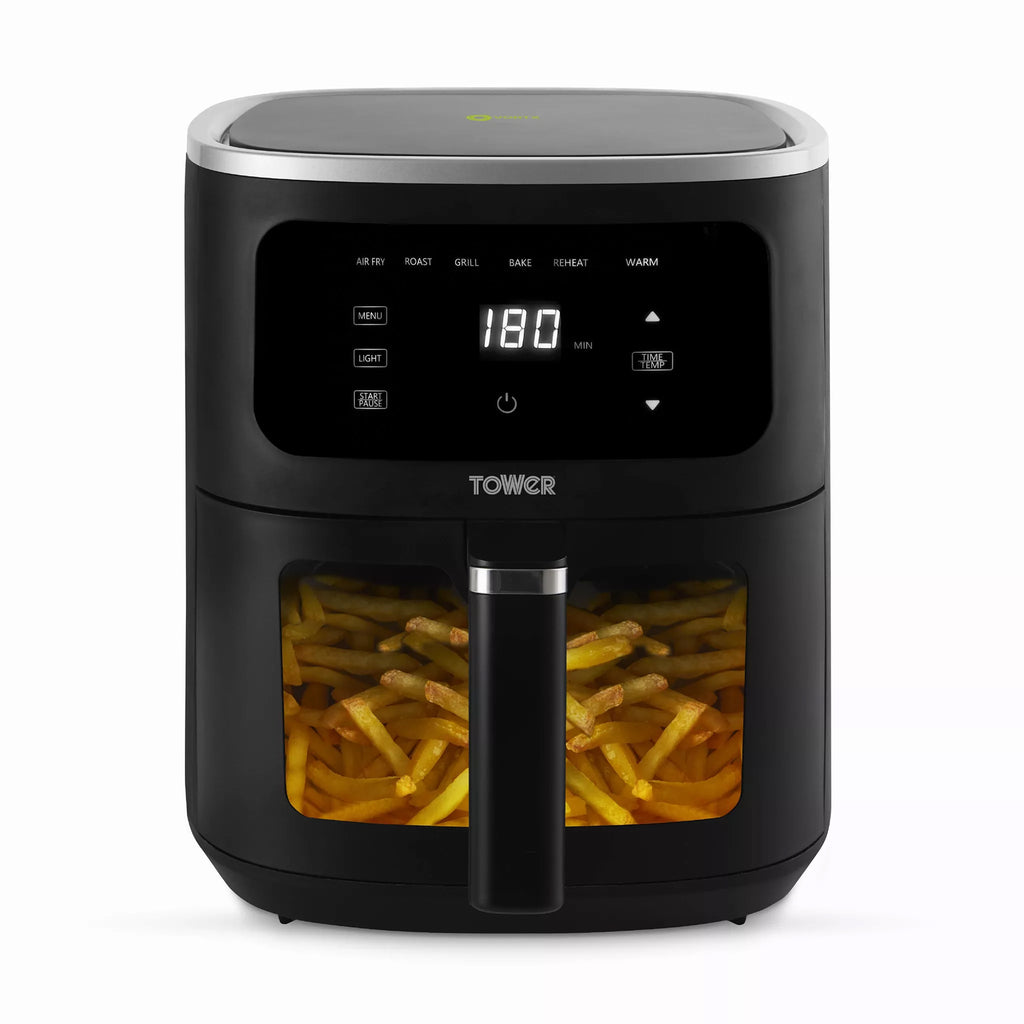 Tower 8 Litre Vizion Digital Air Fryer - Black - T17176