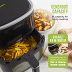 Tower 8 Litre Vizion Digital Air Fryer - Black - T17176