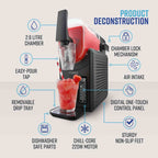 Tower T19058 2.6L Frozen Drink Slushie Maker – Black