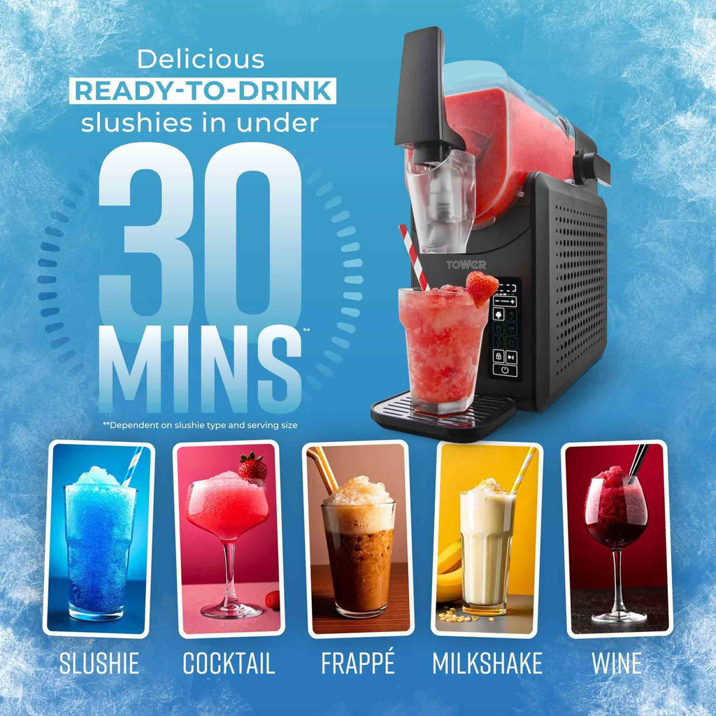 Tower T19058 2.6L Frozen Drink Slushie Maker – Black