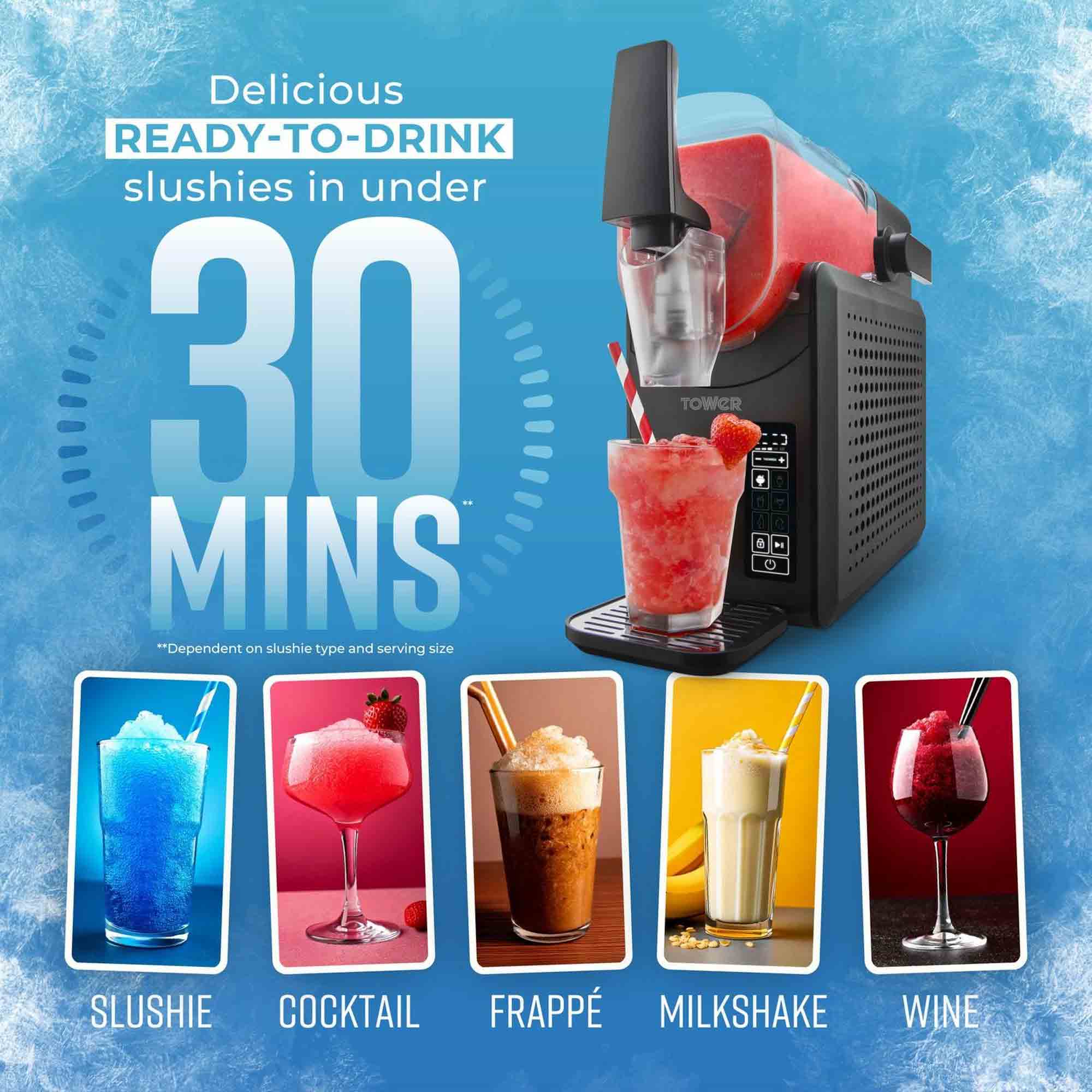Tower T19058 2.6L Frozen Drink Slushie Maker – Black