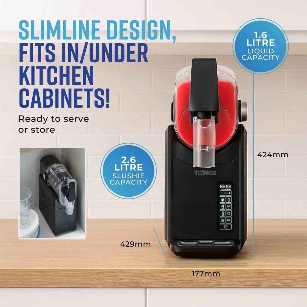 Tower T19058 2.6L Frozen Drink Slushie Maker – Black