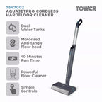 Tower AquajetPro Cordless Hard Floor Cleaner - Titanium - T547002