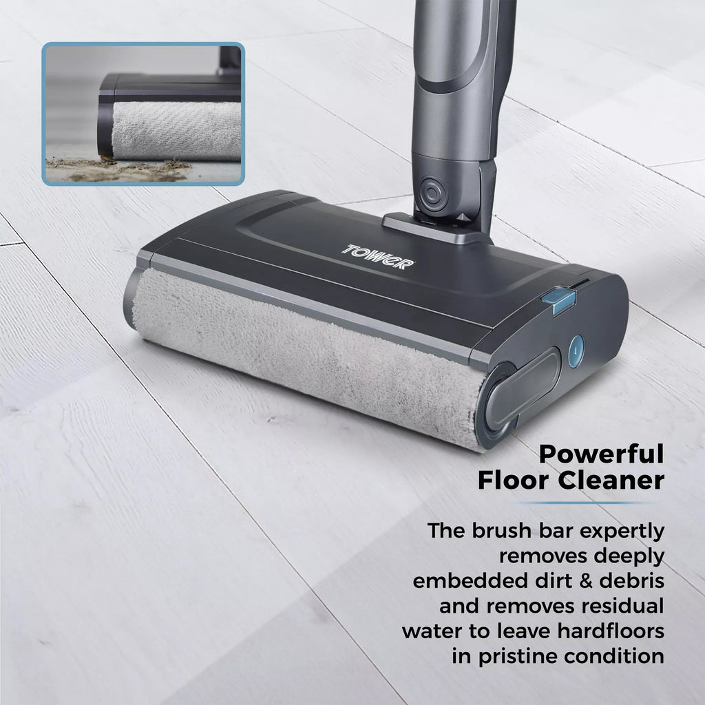 Tower AquajetPro Cordless Hard Floor Cleaner - Titanium - T547002