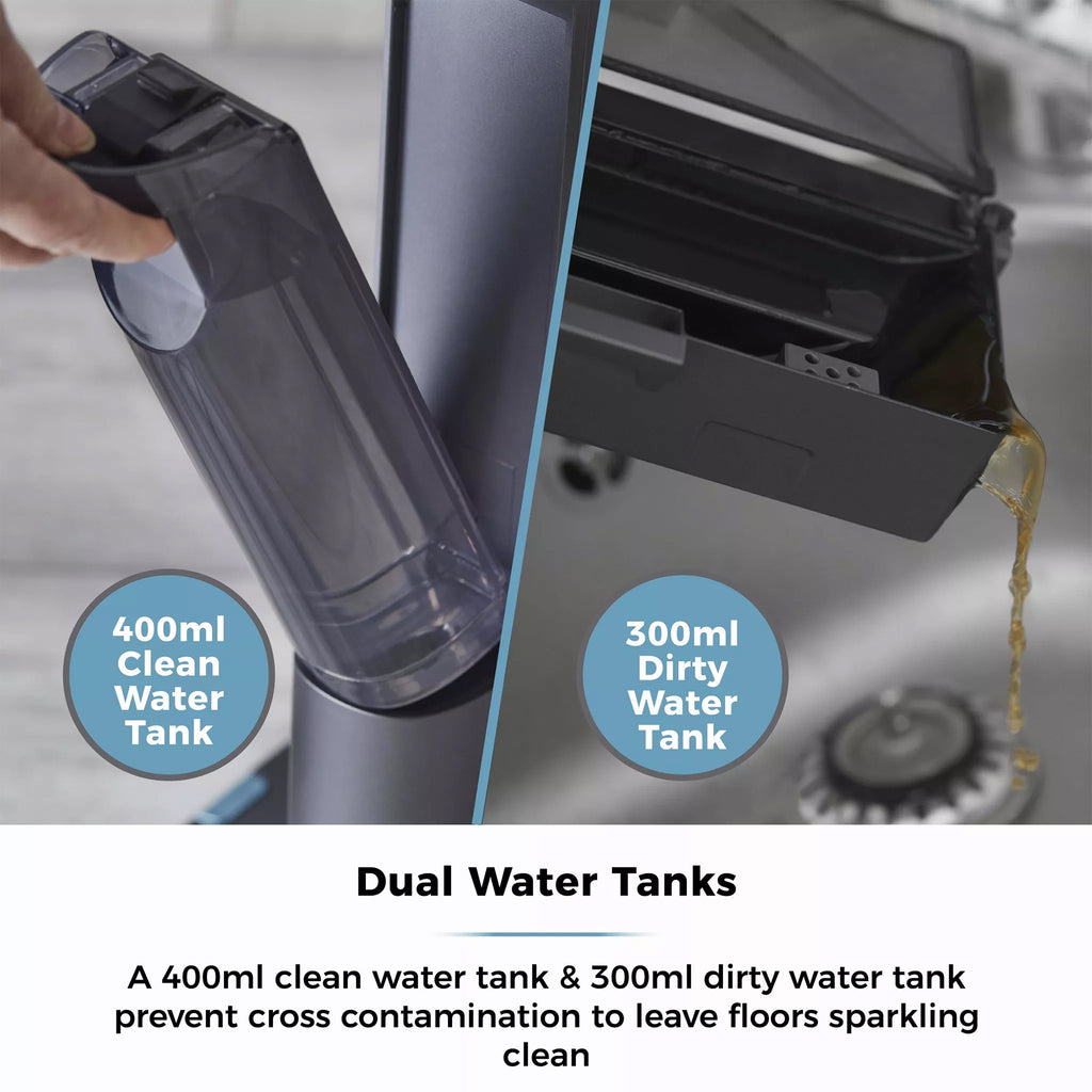 Tower AquajetPro Cordless Hard Floor Cleaner - Titanium - T547002
