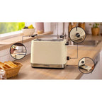 Bosch 2 Slice MyMoment Toaster in Cream - TAT4M227GB