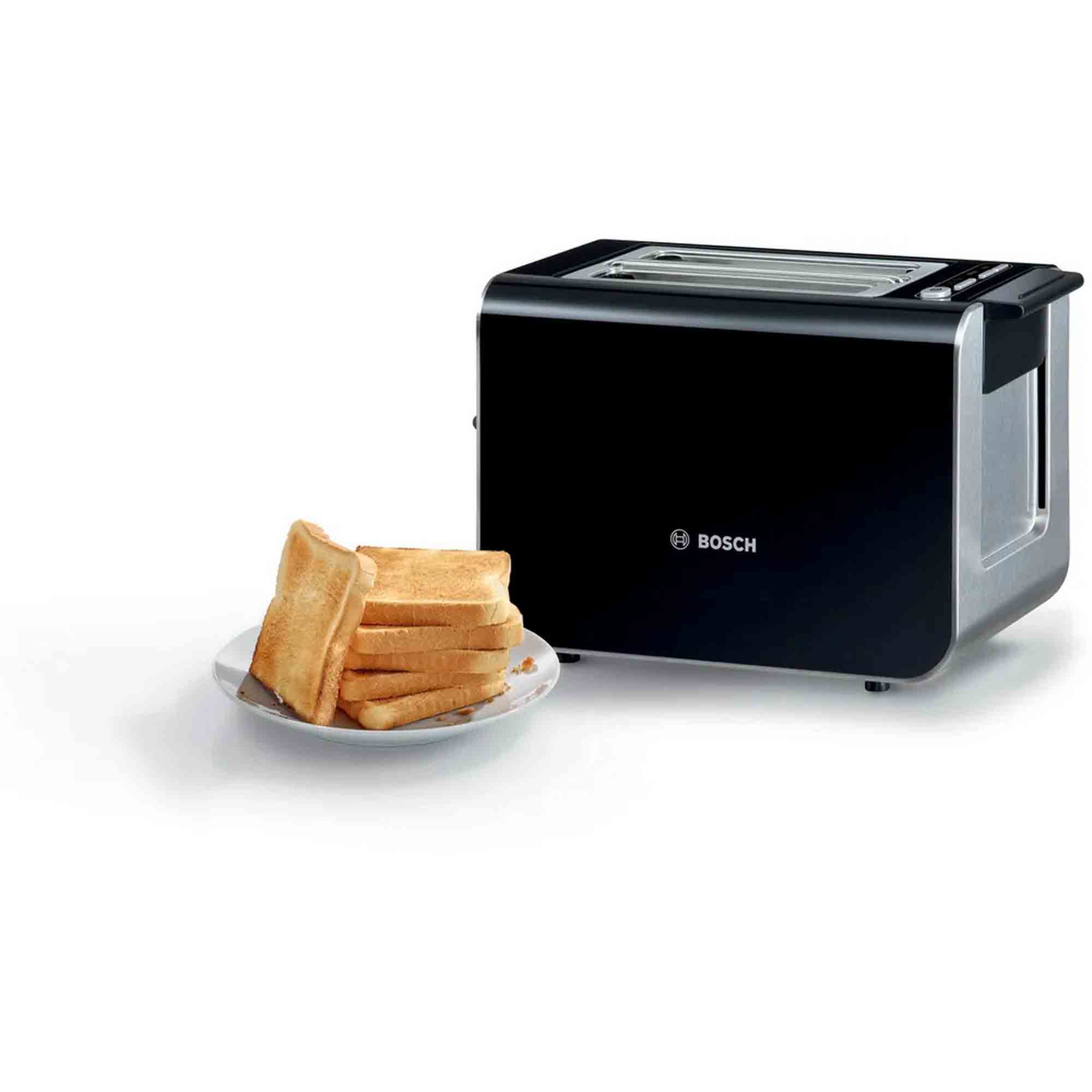 Bosch Styline 2 Slice Toaster in Black – TAT8613NGB
