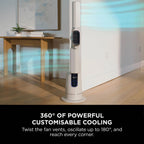 Shark Fan & Heater in White - TH200UKWH