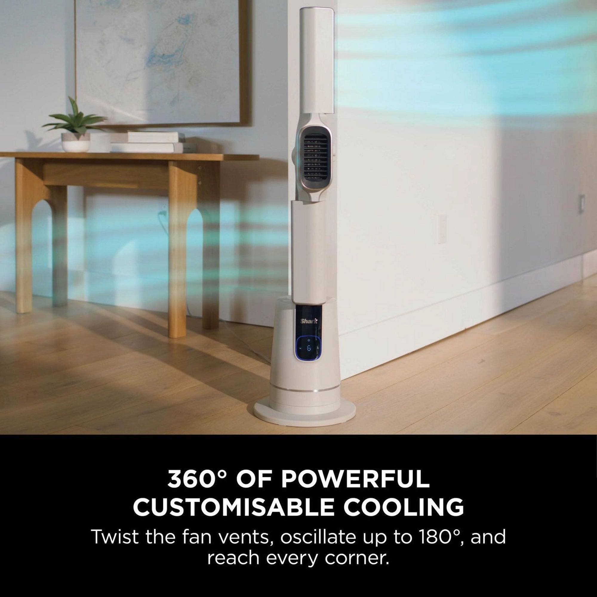 Shark Fan & Heater in White - TH200UKWH