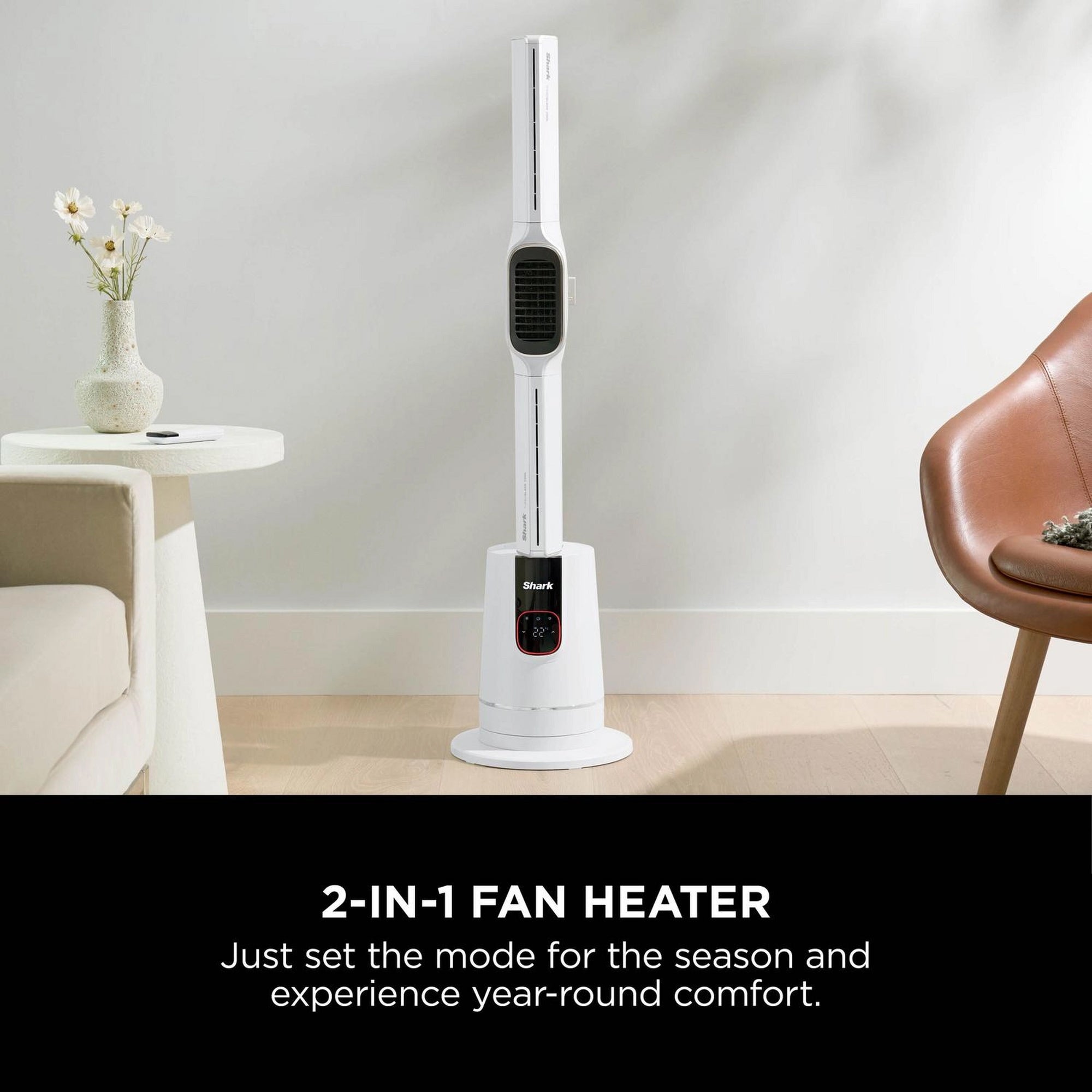 Shark Fan & Heater in White - TH200UKWH