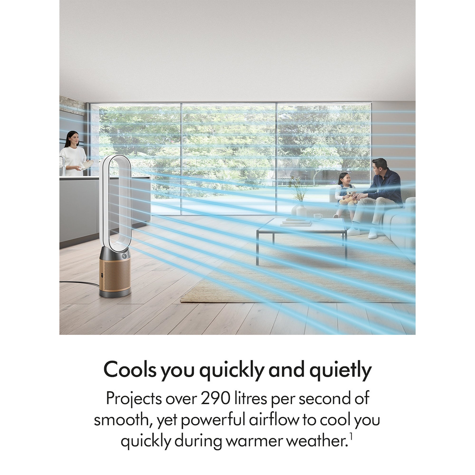 Dyson TP12 Purifier Fan – White/Gold – PC2