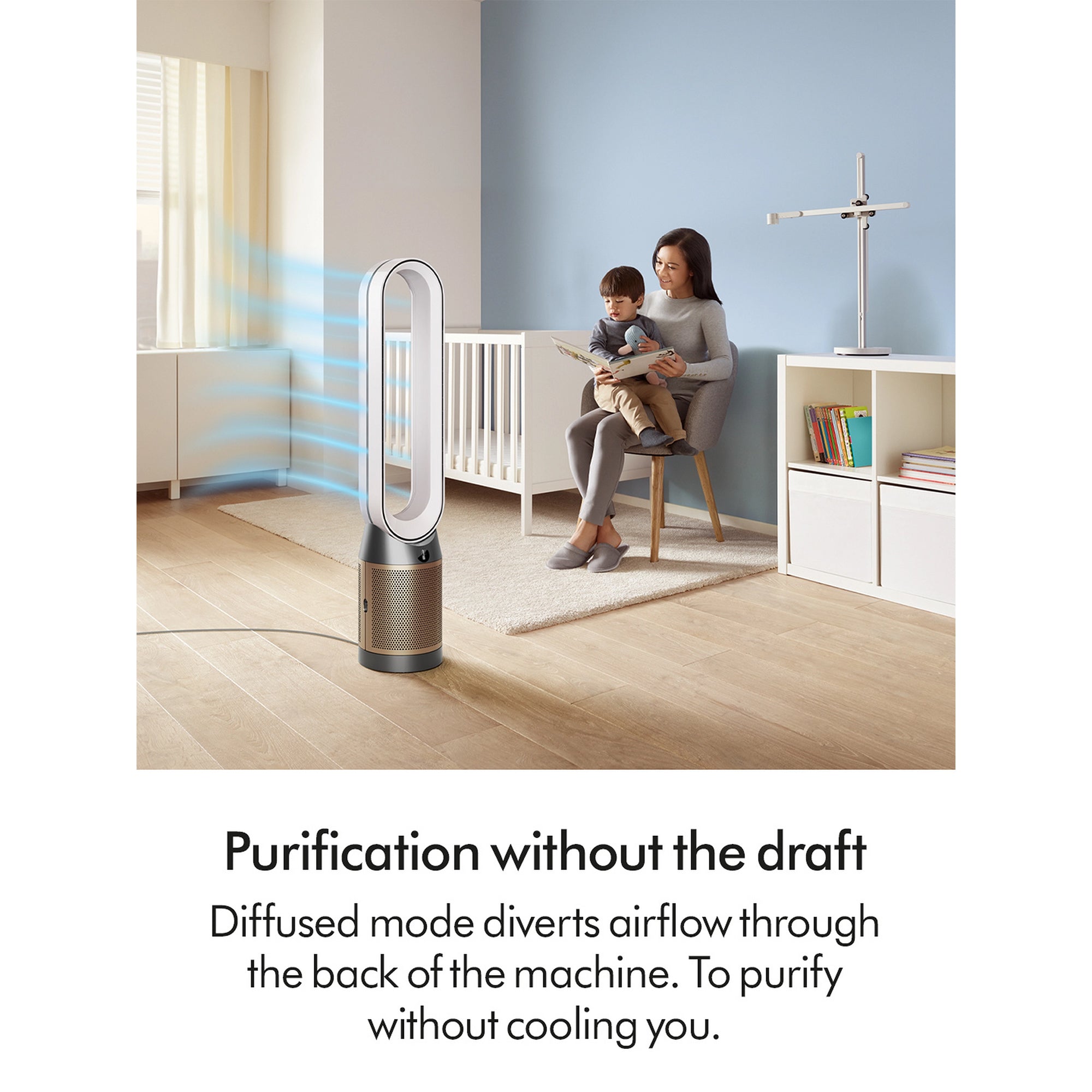 Dyson TP12 Purifier Fan – White/Gold – PC2