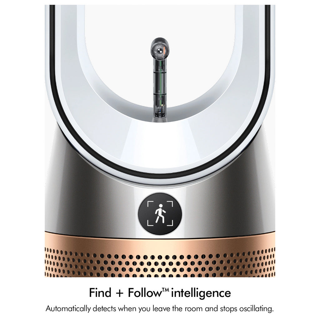 Dyson TP14 Find + Follow Purifier Fan in White & Gold - PC3