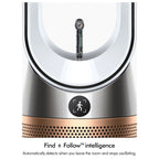 Dyson TP14 Find + Follow Purifier Fan in White & Gold - PC3