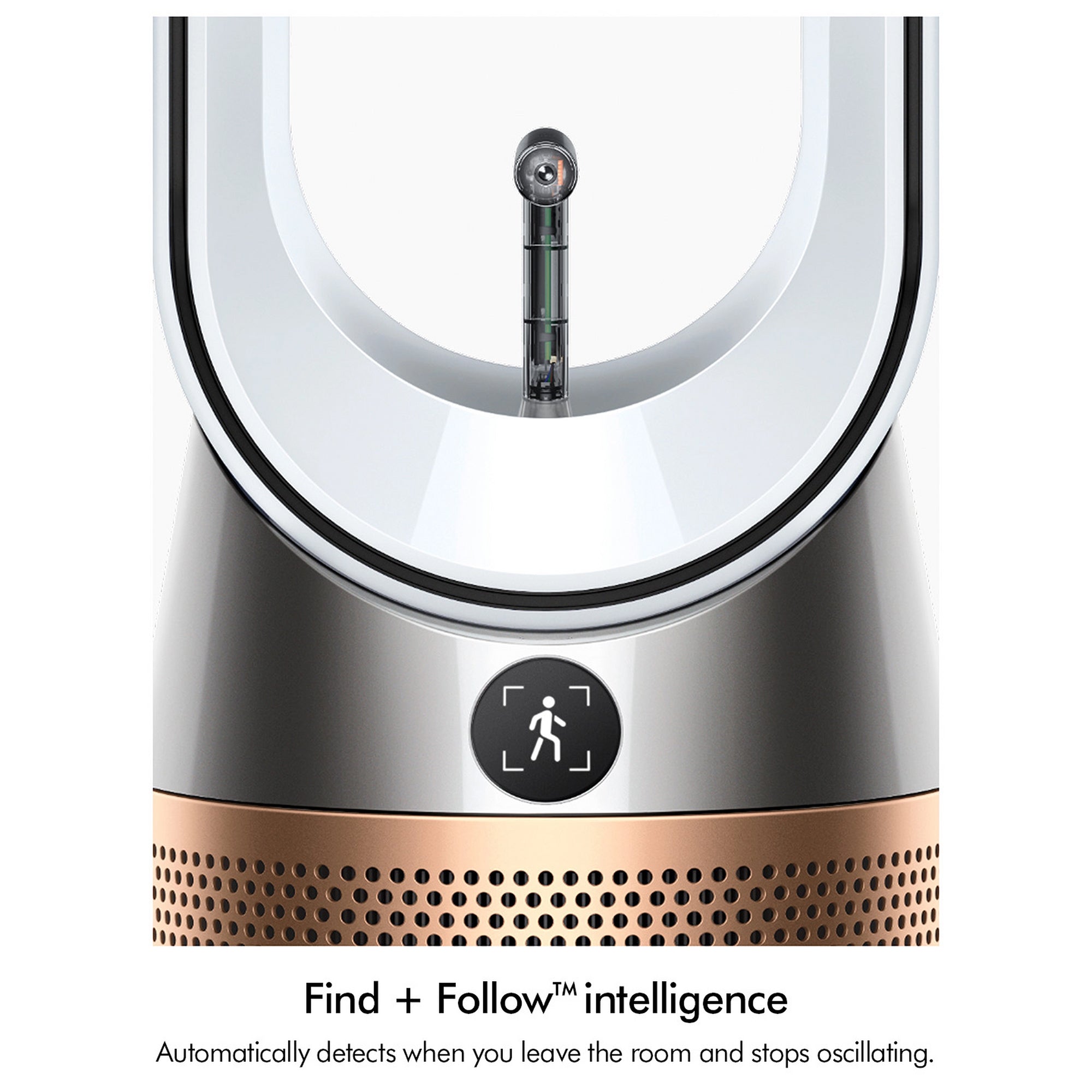 Dyson TP14 Find + Follow Purifier Fan in White & Gold - PC3