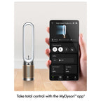 Dyson TP14 Find + Follow Purifier Fan in White & Gold - PC3