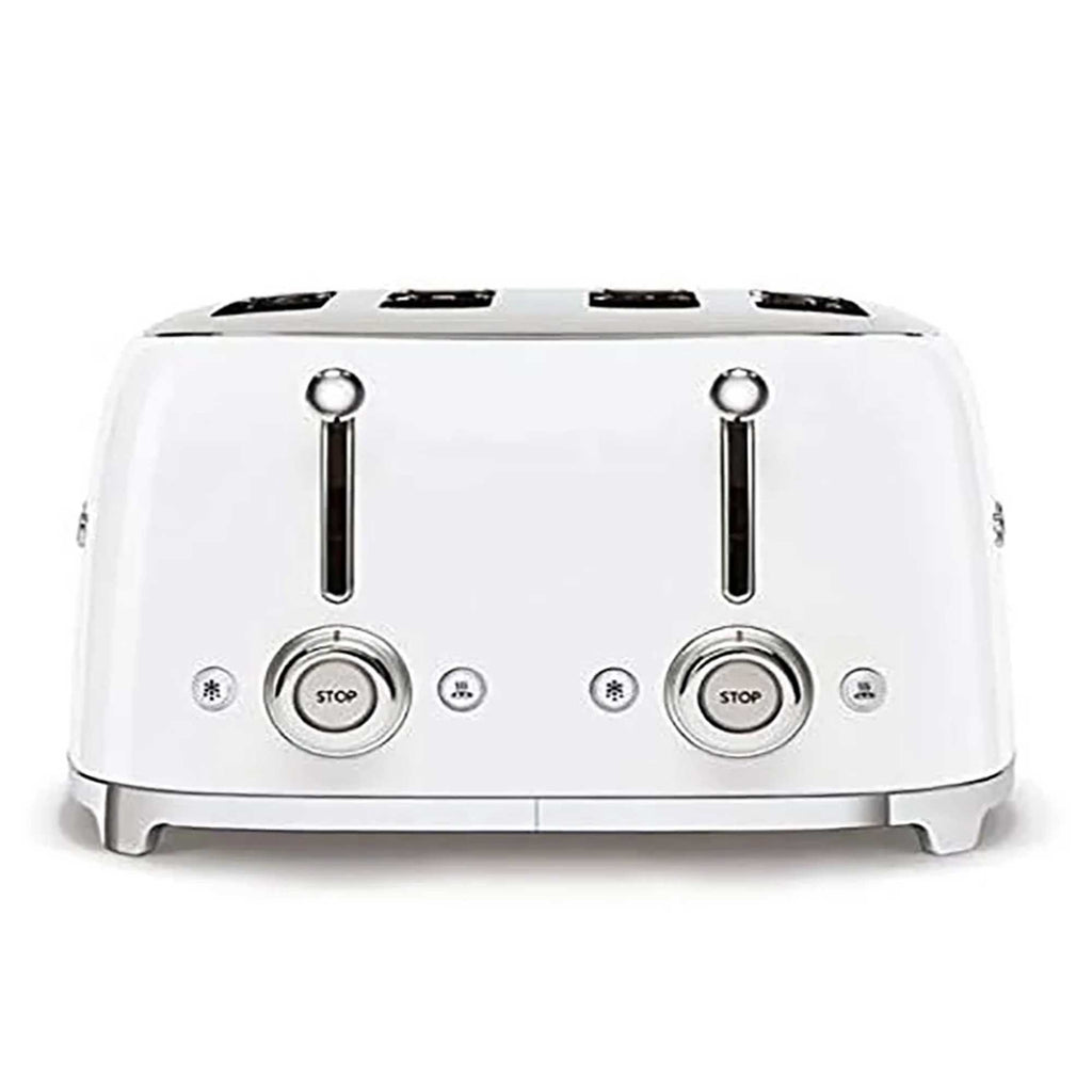 Smeg TSF03WHUK Retro Style 4 Slice Toaster White