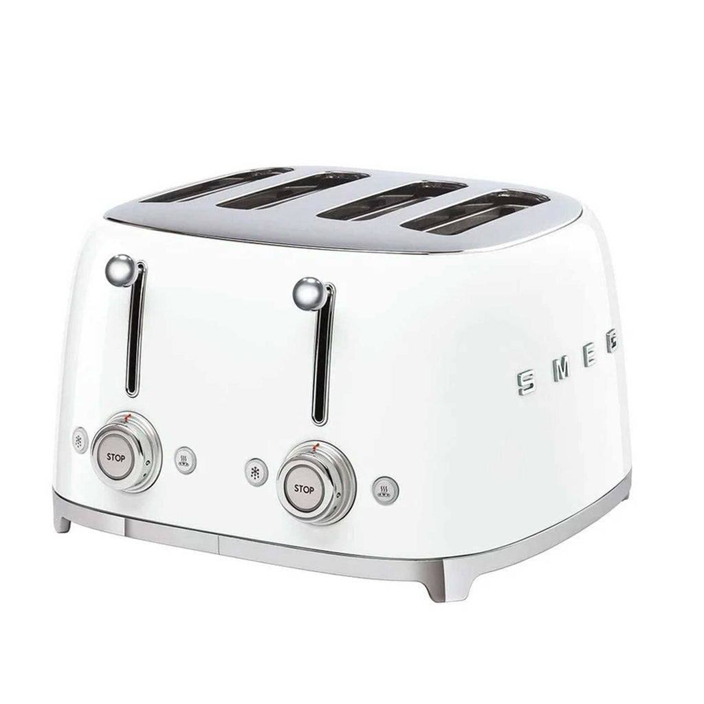 Smeg TSF03WHUK Retro Style 4 Slice Toaster White