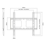 TTAP TTD404FHD Heavy duty fixed TV bracket