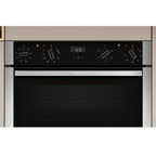 Neff U1ACE2AN3B Built in Electric Double Oven, 89cm High, Main Oven Multifunction, Top Oven Grill & Convention, EasyClean, Stainless Steel