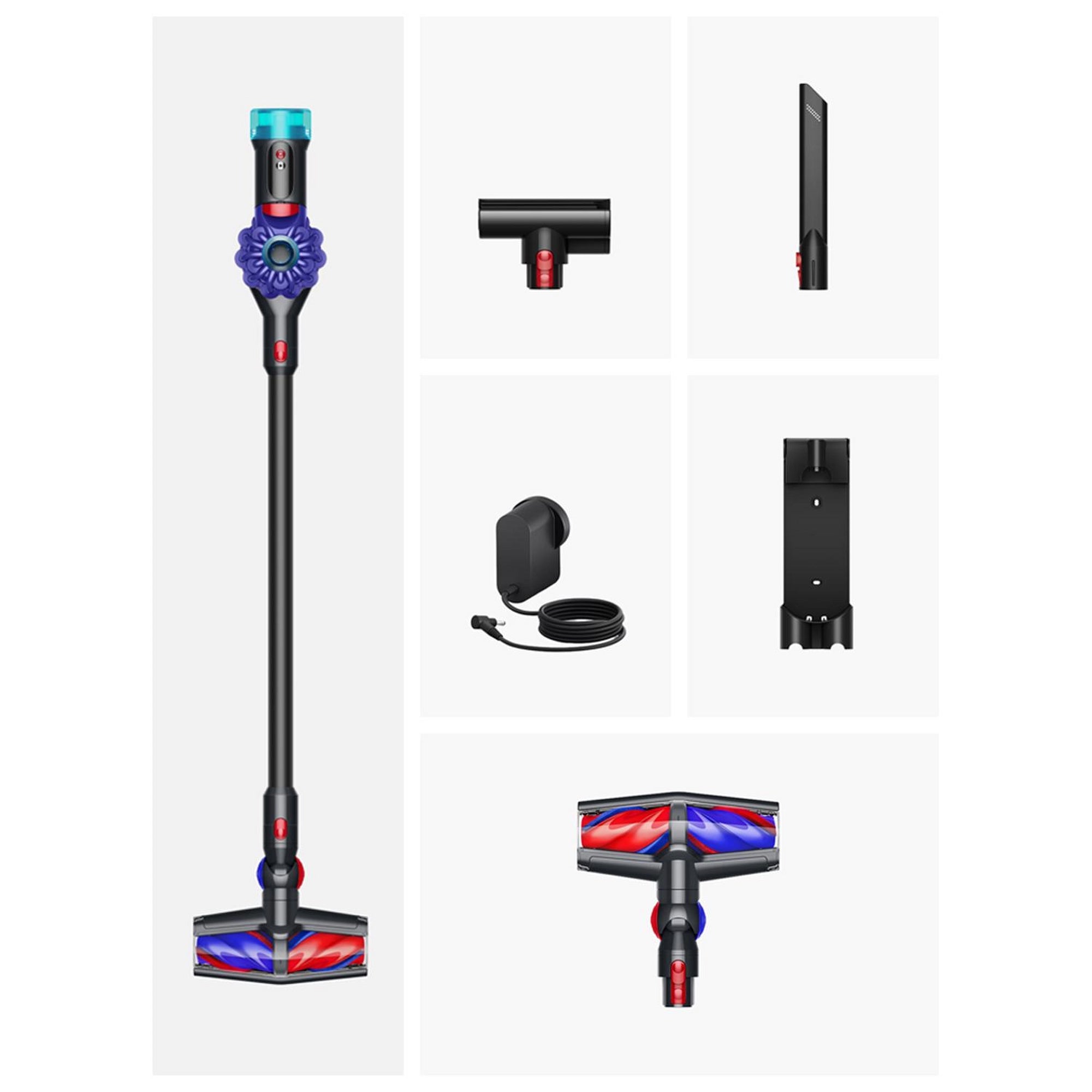 Dyson V10 Konical Cordless Vacuum Cleaner – Vinca / Black – Stuart