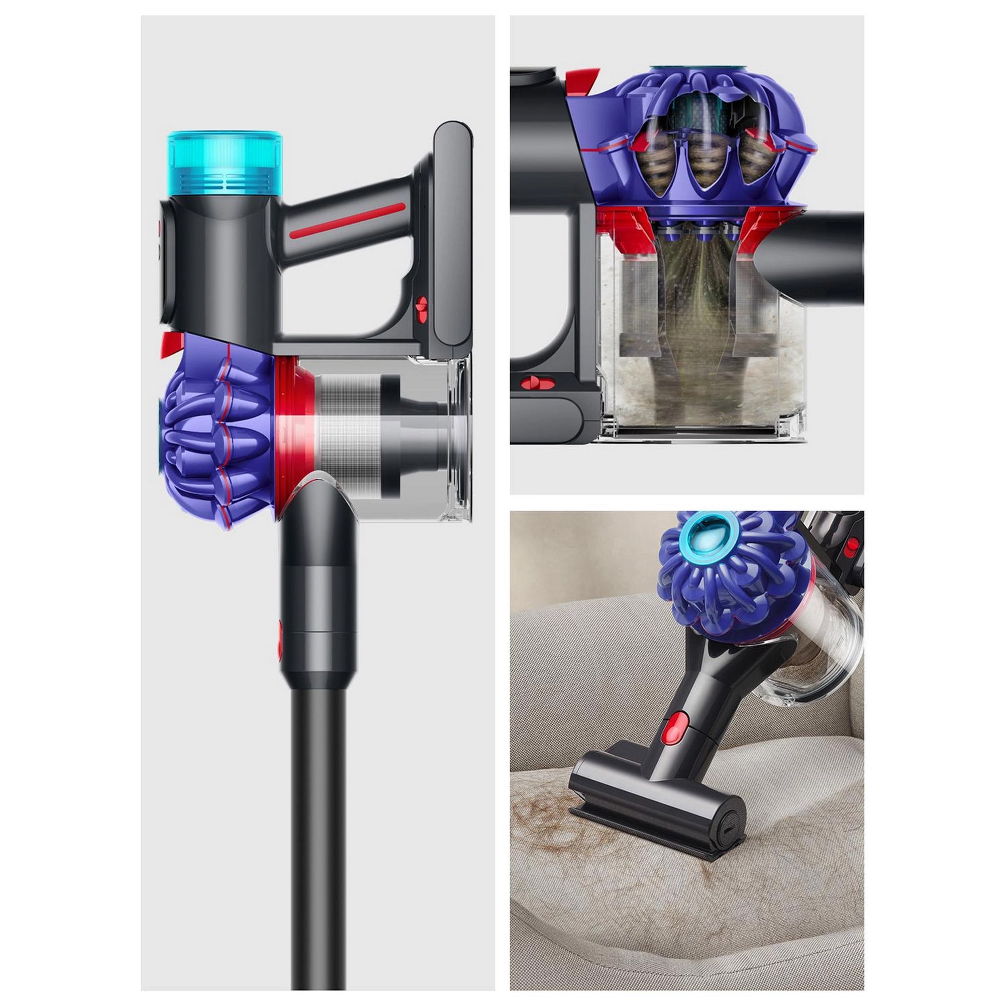Dyson V10 Konical Cordless Vacuum Cleaner – Vinca / Black – Stuart