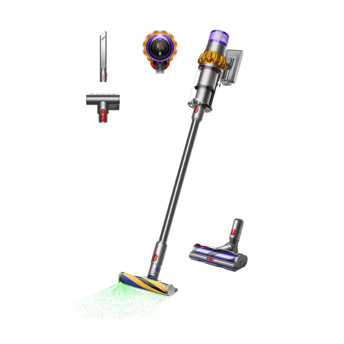 Dyson V15 Detect Absolute Cordless Vacuum Cleaner - Yellow and Nickel