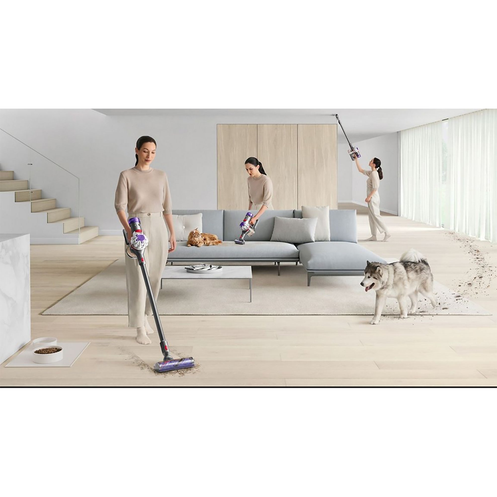 Dyson V8 Total Clean Cordless Vacuum Cleaner | 40 Minute Runtime | De-Tangling Technology