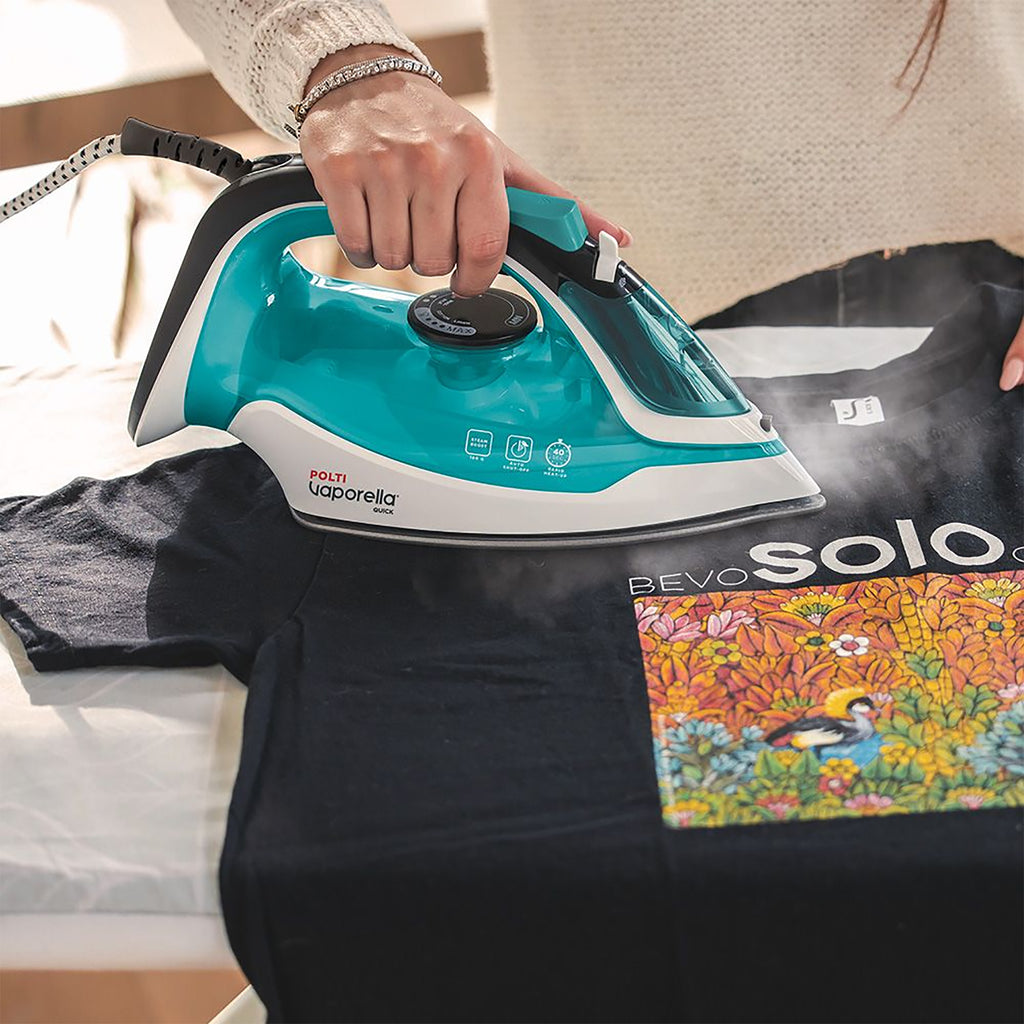 Polti Vaporella Quick Q090 Steam Iron with Ceramic Soleplate - Blue