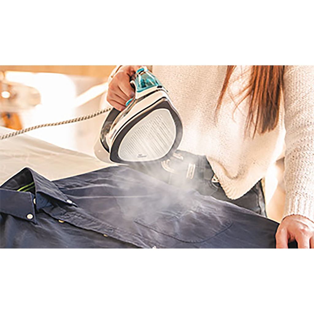 Polti Vaporella Quick Q100 Steam Iron with Double Ceramic Soleplate - Blue