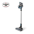A cordless stick vacuum cleaner with a silver handle, black and blue accents, and a floor head, shown on a white background with a Good Housekeeping Institute Approved 2023 badge in the top-left corner.