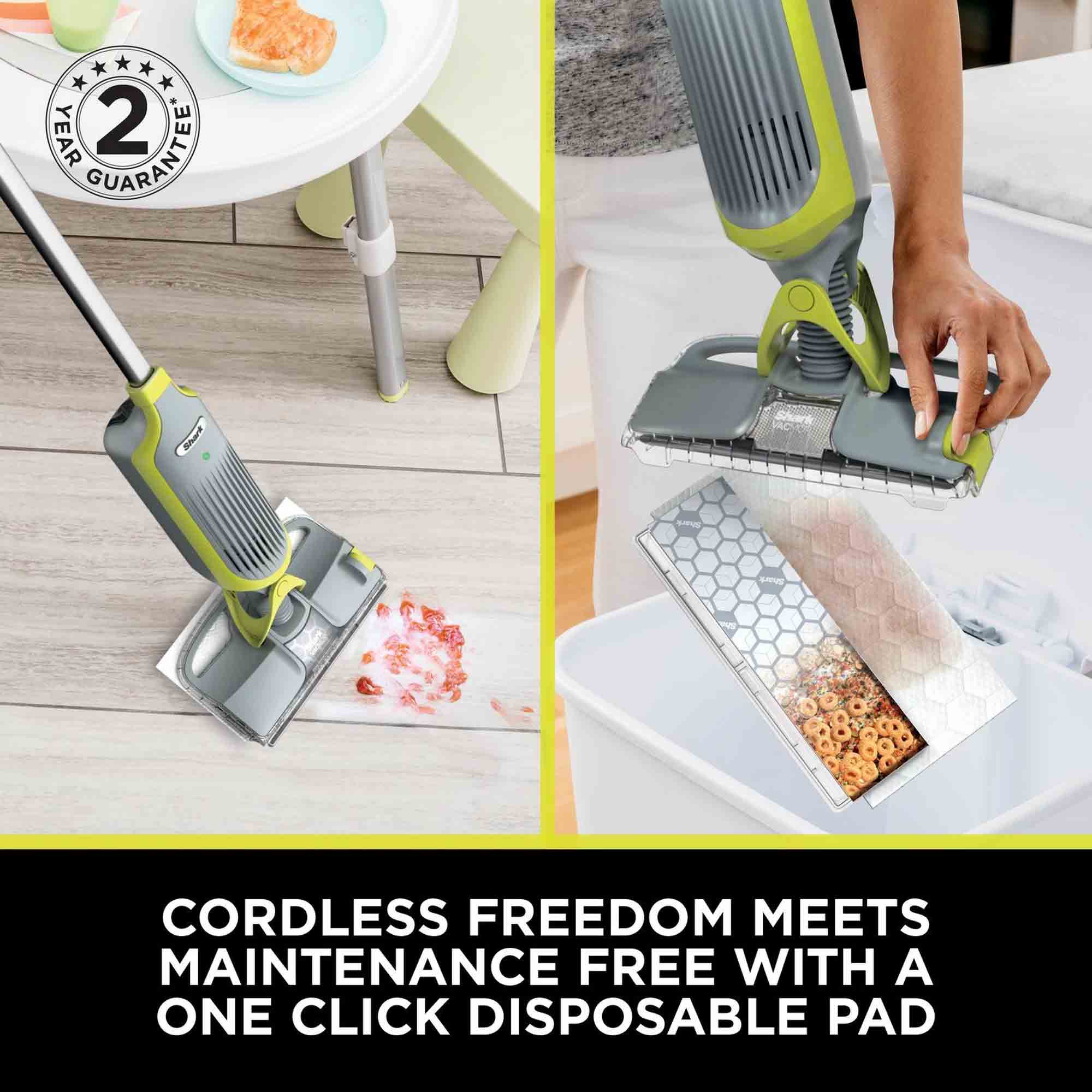 Shark VacMop 2-in-1 Cordless Vacuum Mop with Targeted Spray – VM200UK (Charcoal Grey)