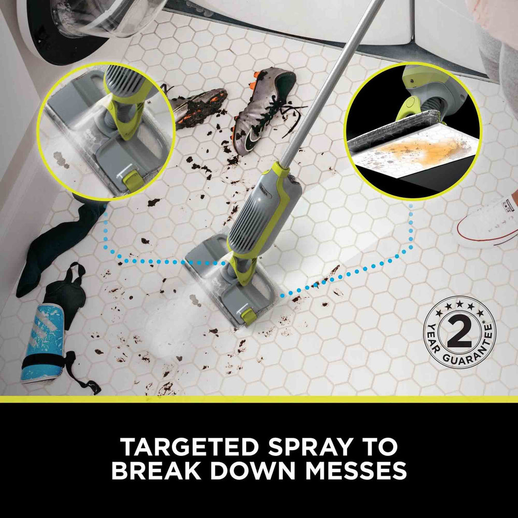 Shark VacMop 2-in-1 Cordless Vacuum Mop with Targeted Spray – VM200UK (Charcoal Grey)