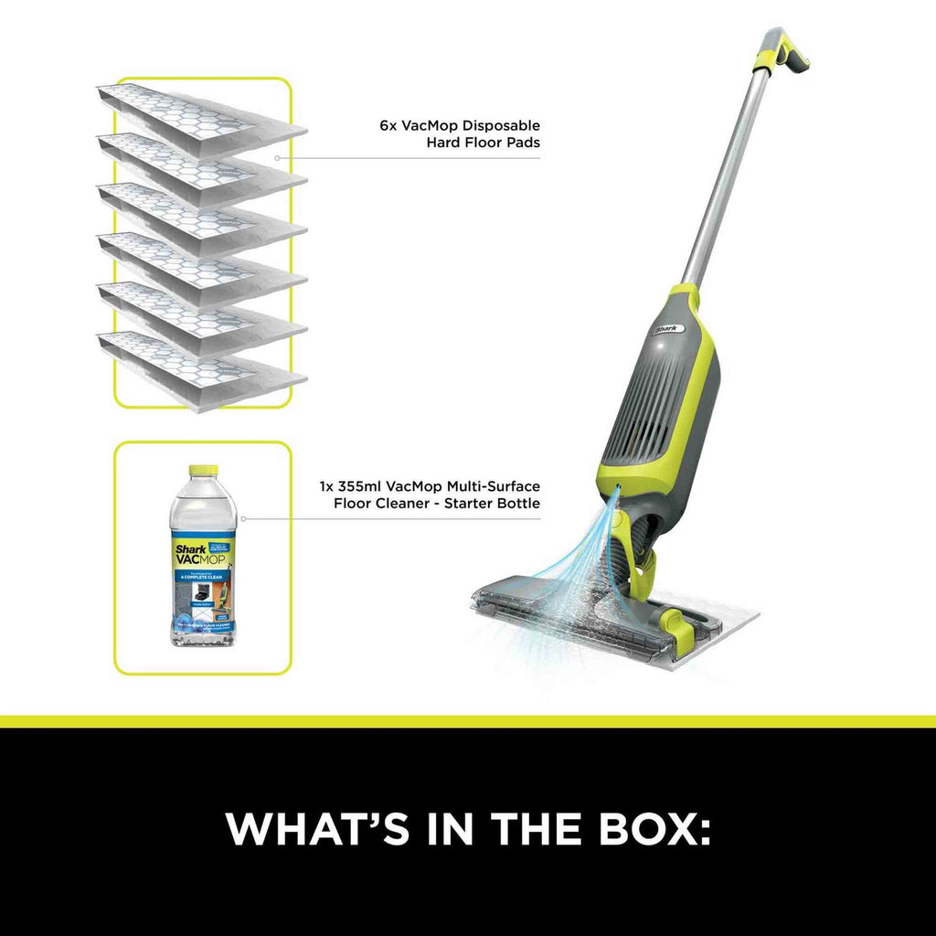 Shark VacMop 2-in-1 Cordless Vacuum Mop with Targeted Spray – VM200UK (Charcoal Grey)