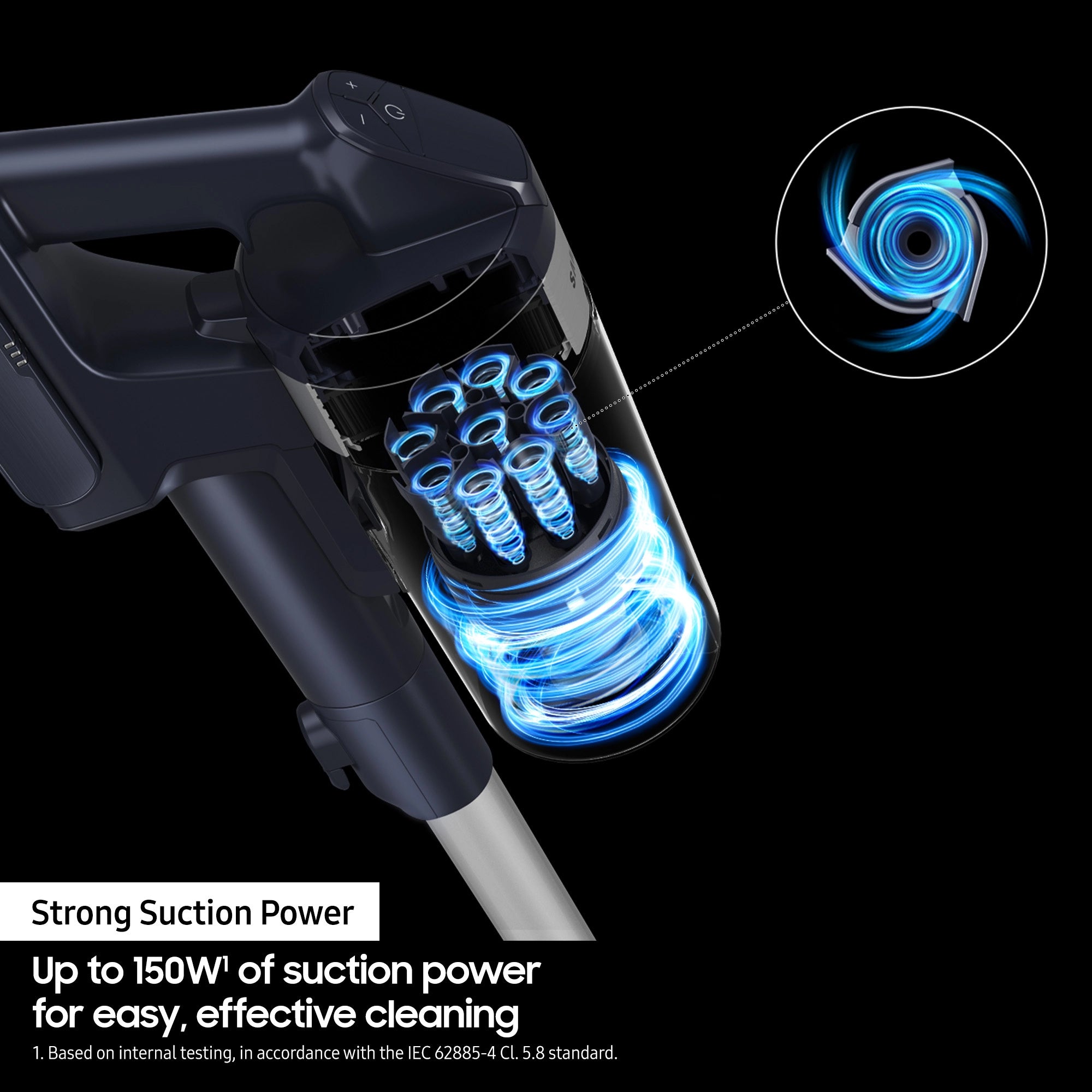 Samsung Jet 60 Turbo Cordless Stick Vacuum Cleaner - Teal Violet - VS15A6031R4/EU