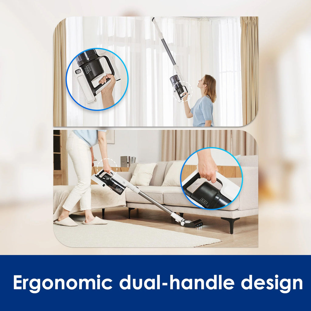 Tineco A30S Cordless Stick Vacuum Cleaner in White (VS1D2100UK)