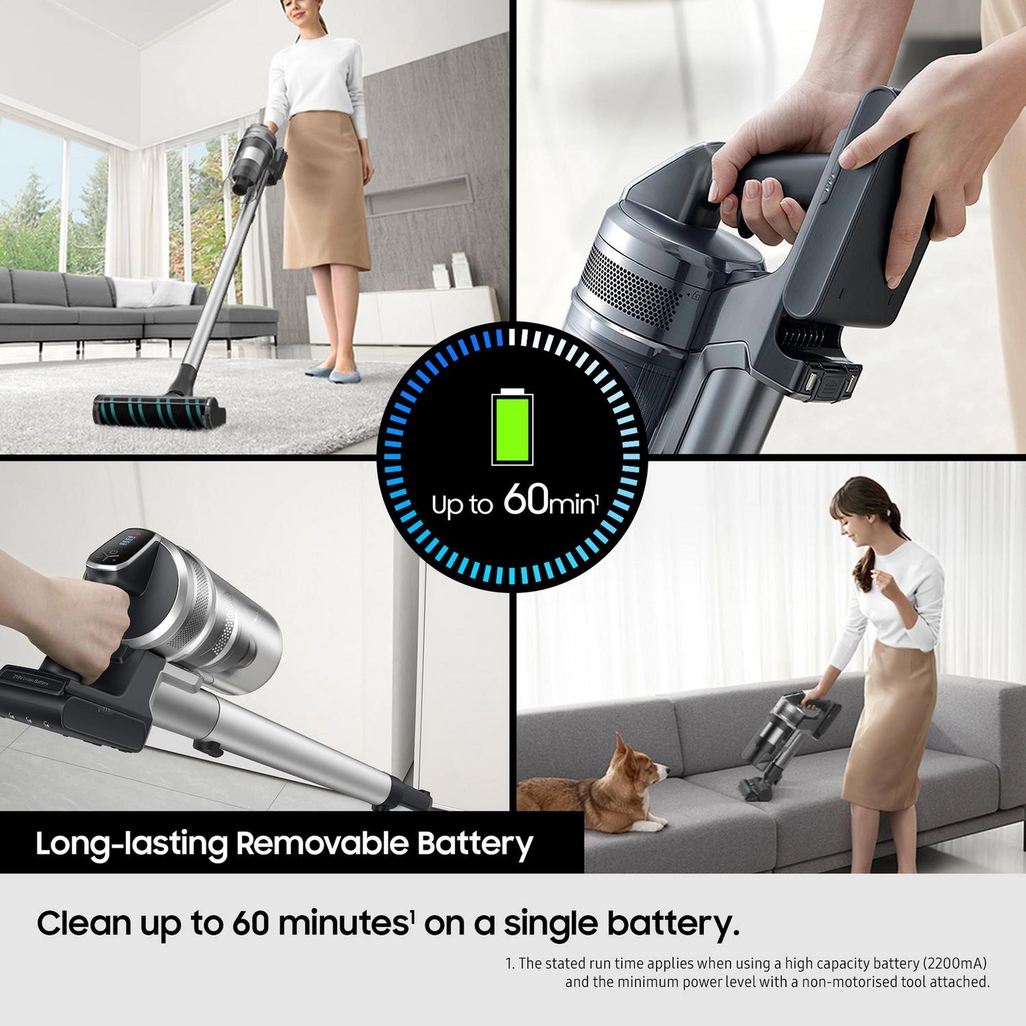 Samsung Jet 75E Pet Cordless Vacuum Cleaner – Mint – VS20B75AGR1/EU